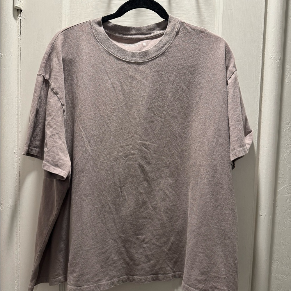 Abercrombie Easy Tee (light purple, size xxl)
